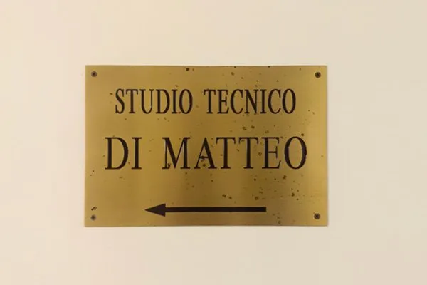 Targa dello Studio Tecnico Di Matteo